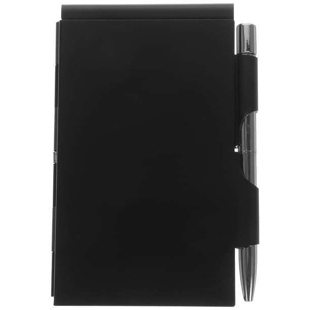 Cuaderno de bolsillo con la escuela de la oficina de la pluma notapad en el nota de bugar cuaderno de bolsillo