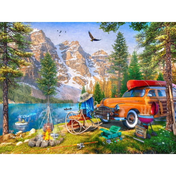 Vermont Christmas Company Lake Moraine Jigsaw Puzzle 550 Piece