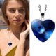 thumbnail image 5 of Hot6sl Ofertas de La Semana Collar En Forma Colgante de Corazon de Cristal En Sistema Solar y Galaxia, 5 of 6