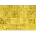 thumbnail image 1 of Ahgly Company Indoor Rectangle Patchwork Yellow Transitional Area Rugs, 2' x 3', 1 of 4