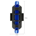 thumbnail image 2 of Luz De La Vespa Luz De La Vespa Patineta 2 luces LED de advertencia para patinete eléctrico, lámpara de seguridad para M365 Pro (azul), 2 of 3