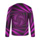 thumbnail image 4 of Blusas y camisas de manga larga con cuello redondo para hombre, blusa informal de manga larga con cuello redondo y estampado de rayas, blusa de poliéster para hombre, 4 of 5