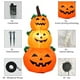 thumbnail image 5 of Decoraciones inflables de calabaza Yuyangstore iluminadas Tres calabazas Fantasma inflable, 5 of 8