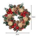 thumbnail image 2 of Christmas Wreath, Candle Ring, Decorations for Wedding Party, Living Room, Dining Table, Cupboard, Holiday Displays, 2 of 5