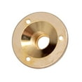 thumbnail image 3 of Repuesto de Pasador de Correa de Bajo Hugo Placa de conector de guitarra Oro, 3 of 5