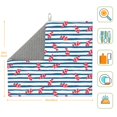 thumbnail image 2 of Uemuo Clown Fish Pattern Dish Drying Mat,16*18 inch Absorbent Dish Drainer Kitchen Counter,Large Size Dish Drying Pad for Countertops,Sinks,Draining Racks, 2 of 6