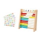 thumbnail image 2 of Ábaco de madera para niños, juguete de aprendizaje preescolar, enseñar a contar Montessori, juego de matemáticas, ábaco con marco de madera, para mayo, 2 of 9