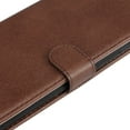 thumbnail image 3 of Compatible with Motorola Moto G POWER 2021 Case Premium Leather Cover with Cash Card Slots Soft TPU Back Cover Magnetic Flip Leather Wallet Case - Brown, 3 of 5