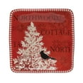 thumbnail image 4 of 222 Fifth Northwood Cottage Holiday Porcelain Dinnerware Collection, 12-Piece Set, Red, 4 of 8