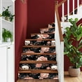 thumbnail image 6 of Peel and Stick Wallpaper Canvas Contact Paper Grey White Floral Gothic Horror Skull Pumpkin Web Butterfly Rose Self Adhesive and Removable 24in x 118in, 6 of 8