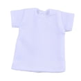 thumbnail image 4 of Camiseta en miniatura para figuras, fácil de usar, camiseta corta para muñecas BJD de 1 a 6 pulgadas. Blanco, 4 of 8