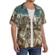 thumbnail image 2 of Fotbe Roman Chariot Horse Race Camisa Estampada de Manga Corta para Hombre, Casual de Verano, Estilo Playero, Sin Arrugas-XX-Large, 2 of 5