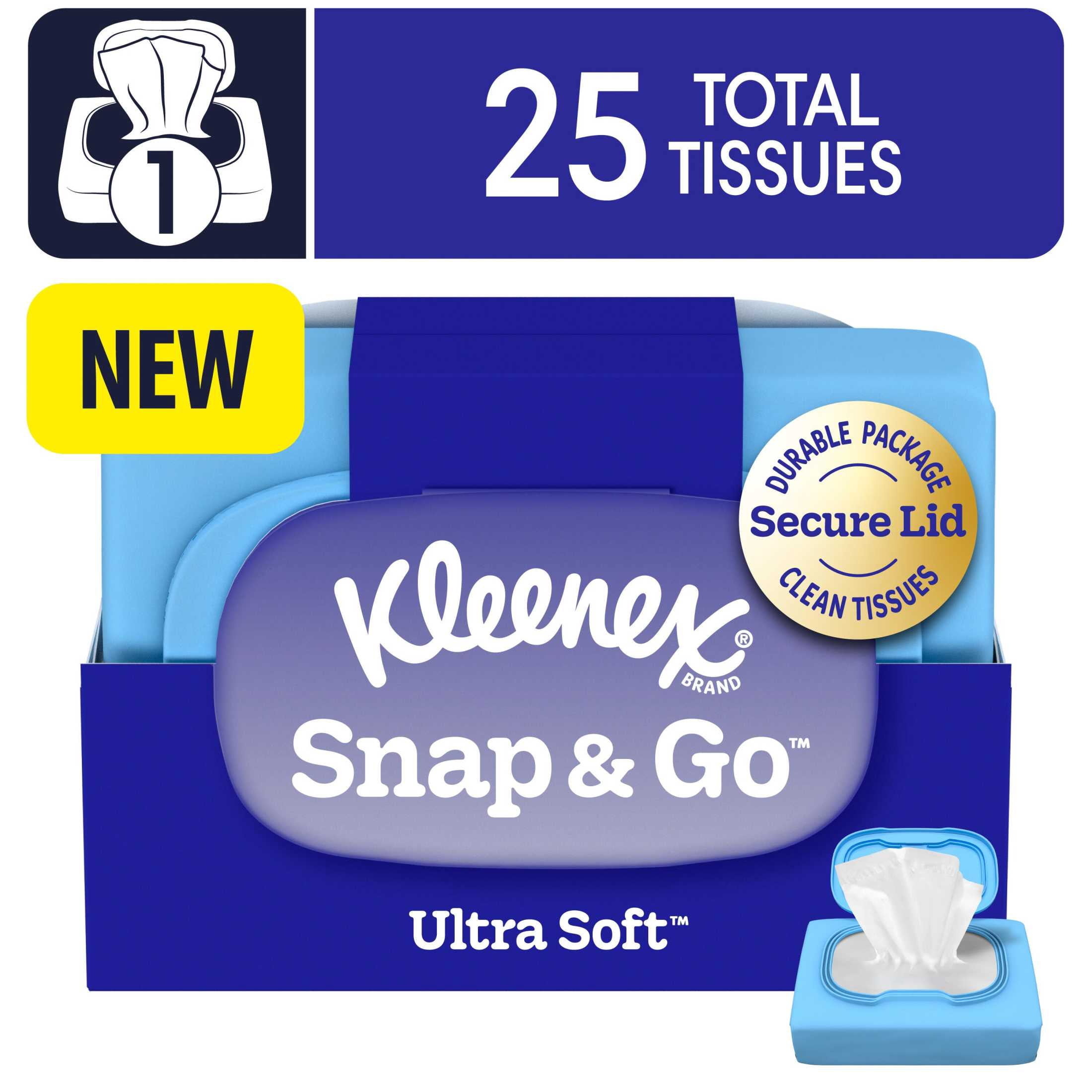 tkmyv FRESH SHEET 10枚入 モデーアGO✕10箱セット Kleenex Trusted Care Facial Tissues, 8 On-The-Go Travel Packs (80