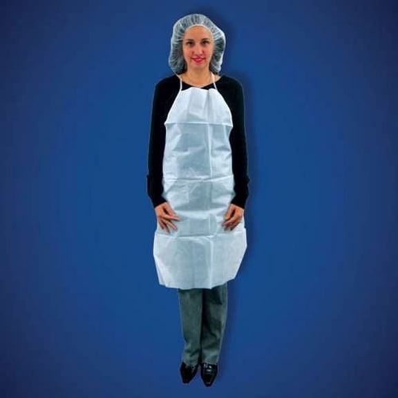 Premier Plus Coated Polypropylene Disposable Aprons, 28" x 36", 100/case