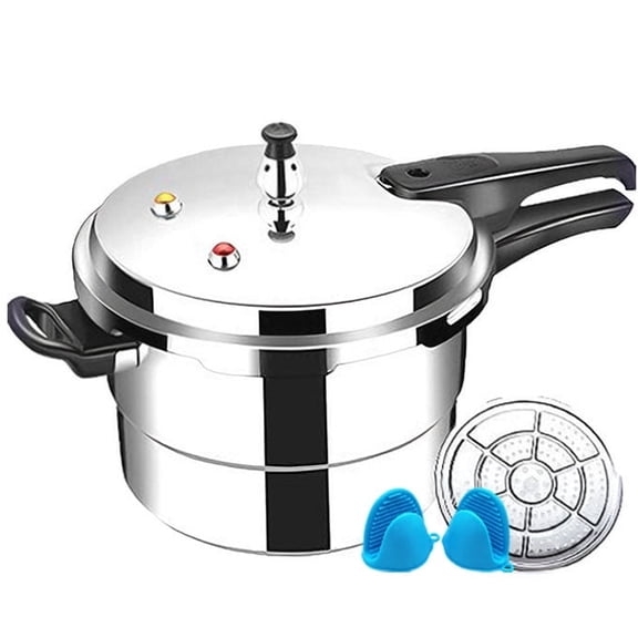 7.4 QT Aluminum Pressure Cooker, Large Capacity High Pressure Pot for Stovetop