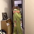 thumbnail image 5 of Evdexr Funny Fancy Dress Onesie Pajamas - Fleece Couple Loungewear, Pajama Party & Cozy Sleepwear Animal Onesie Gift Green S, 5 of 9