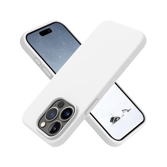 Eryueer Compatible with iPhone 15 Pro Max Case,[Silky and Soft Touch Series] Premium Soft Liquid Silicone Rubber Full-Body Protective Bumper Case for iPhone 15 Pro Max