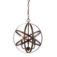 thumbnail image 3 of 3235-RBZ Millennium Lighting 3 Light Pendant-18.25 Inches Tall and 16 Inches Wide-Rubbed Bronze Finish    -Traditional Installation, 3 of 3