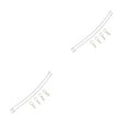 thumbnail image 4 of maskred Anti-lost Car Shell Rope With High Hardness And Strength Metal Clip R Pin Rod Convenient To silver 1:10 2Set, 4 of 6