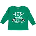thumbnail image 3 of Inktastic New to the Pit Crew Racing Flags Boys or Girls Long Sleeve Toddler T-Shirt, 3 of 5