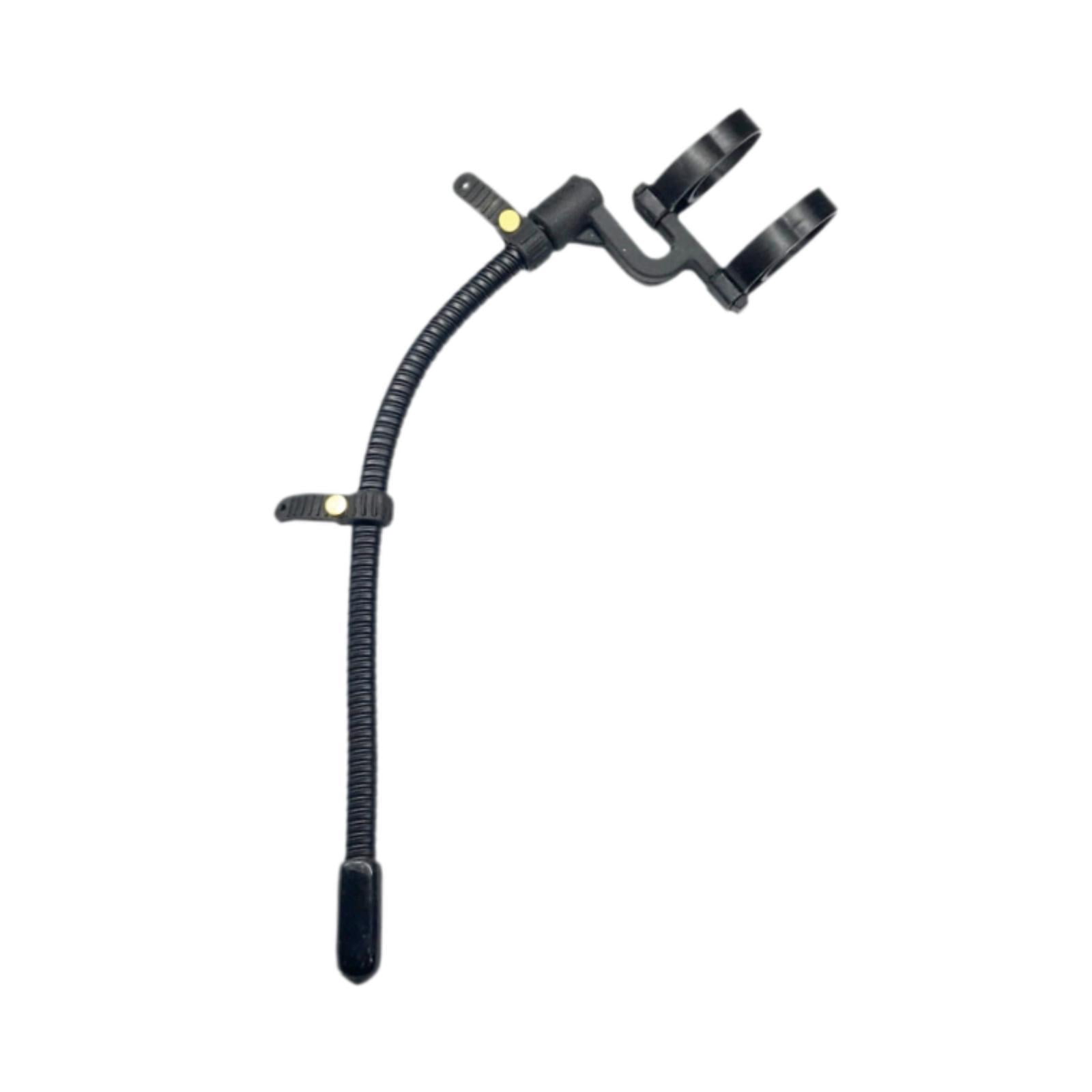 Dualoai Arm Stand Mic Stand, Adjustable Gooseneck Arm Mic Stand without Clamp