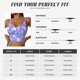 thumbnail image 5 of Fotbe Blue Skull Daisy Sujetador Deportivo Largo sin Aros para Mujer con Almohadillas y Soporte Medio, Transpirable y Absorbente, Camiseta Tipo Chaleco o Tank Top-Small, 5 of 8