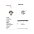 thumbnail image 2 of Alno A1452-SN Bella 1-1/2" Cabinet Knob Satin Nickel, 2 of 2