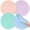 Macaron-4Pcs, variant on NIHOME Silicone Jar Opener – 6 Inch Large Anti-Slip Grip Pads, Premium 100% Food-Grade Silicone, Stylish Designer Colors, Multi-Purpose Heat-Resistant Mat & Coaster, Set of 4 (Macaron Colors)