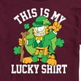 thumbnail image 3 of Garfield - This Is My Lucky Shirt Patrick's Day - Men's Short Sleeve Graphic T-Shirt, 3 of 5