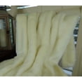 thumbnail image 2 of Plutus Faux Fur Arctic Fox Handmade Throw - White & Ivory - 60 x 72 in., 2 of 4