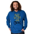 thumbnail image 3 of Play With Me Gamer Funny Nerdy Geeky Hoodie Hooded Sweatshirt Men Brisco Brands X, 3 of 6