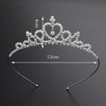 thumbnail image 3 of 3Pcs Rhinestone Crystal Tiaras and Crowns Headband for Baby Girls Little Girls Child Kids Birthday Pageant Wedding Prom Princess Crown, 3 of 5