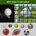 thumbnail image 3 of Red de práctica de golf NQB de 15 x 20 pies con kit de acero para colgar y cuerda, 3 of 7