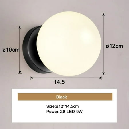 

FPWNGL Elegant Modern Nordic LED Wall Lights Sconce for Minimalist Indoor Decor Sophisticated Fixtures for Bedside Bedroom with G9 9w Light Bulb Chic Lighting for Corridor Aisle - Styli