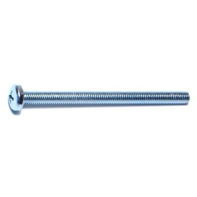 

5mm-0.8 x 70mm Zinc Plated Class 4.8 Steel Coarse Thread Phillips Pan Head Machine Screws