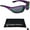 Mirror Purple, variant on Bikershades Purple Frame Motorcycle Riding Glasses SMALL for Women and Girls