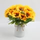 thumbnail image 5 of Ramo de flores artificiales Toystoory Girasoles para decoración de hogar, 5 of 6