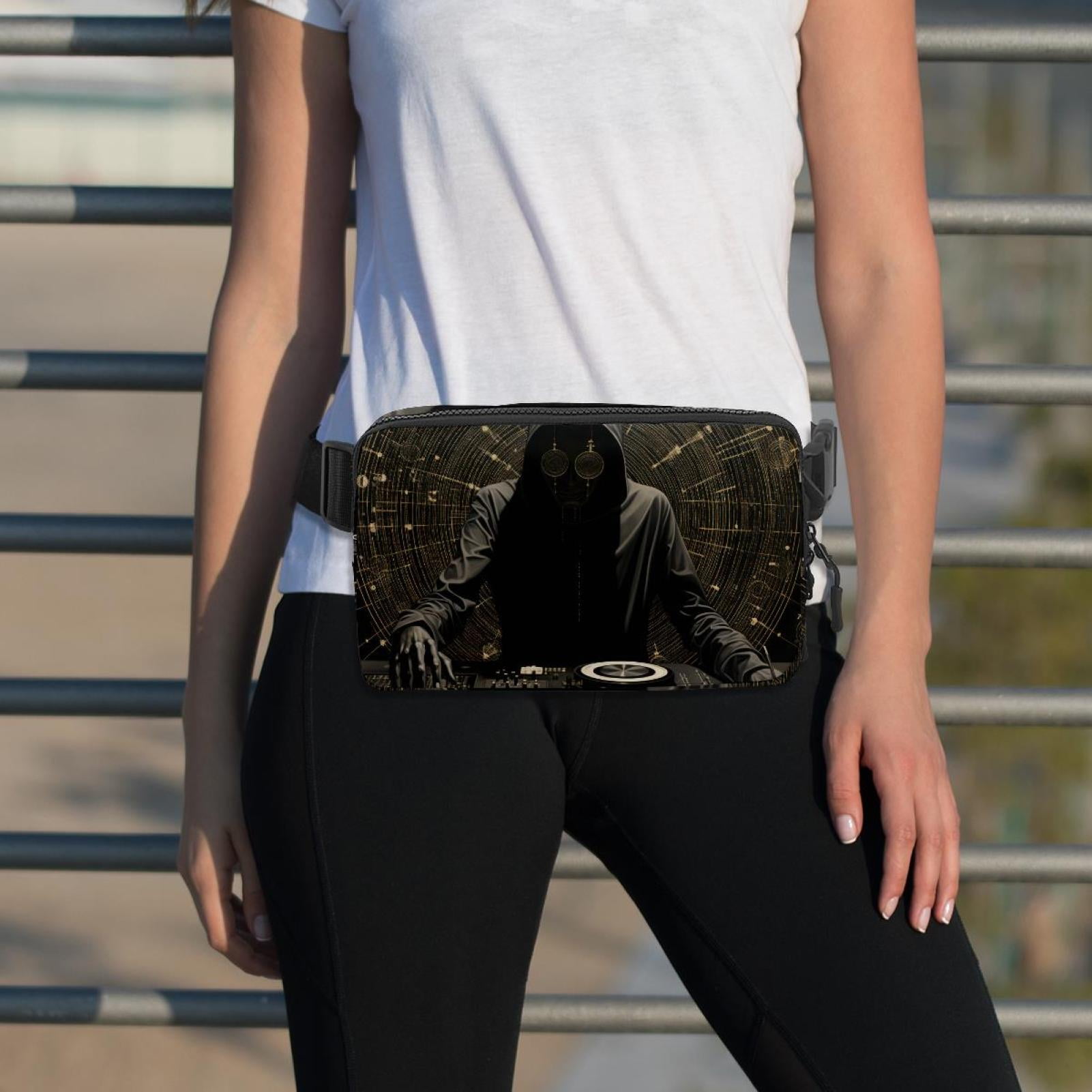 Cartoons Lightweight Adjustable Running Belt Bag Fanny Pack Waist Pack with Extension Strap Unisex