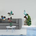 thumbnail image 2 of Colgante de pared de pájaro, arte de pared de pájaro de madera, decoración de pared de pájaros voladores, estatua de de madera, estante, esc, 2 of 8