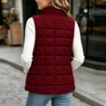 thumbnail image 6 of Edvintorg Women's Winter Waistcoat Sleeveless Zip up Puffer Jacket Lightweight Padded Vest with Pockets Fall Outerwear, 6 of 6
