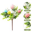 thumbnail image 6 of WMGHA ‌Artificial Easter Egg Stem Bouquet, Plastic Floral Picks for Spring Centerpieces, Pastel Easter Table Decor, Reusable Faux Flower Arrangement, DIY Easter Wreath Supplies, 6 of 6