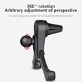thumbnail image 4 of HAOANCar Air Vent Phone Mount - Safe & Non-obstructive View  Heat & Cold Dispersion for Optimal Phone Temperature  Secure Elastic Socket Lock  Damping Silicone Clamp for Scratch-free Grip, 4 of 7