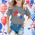 thumbnail image 2 of Graphic Tees for Girls: Short Sleeve Crewneck Tops 5-14 Years Summer Comfortable Blouse for Everyday & Party Wear, 2 of 4