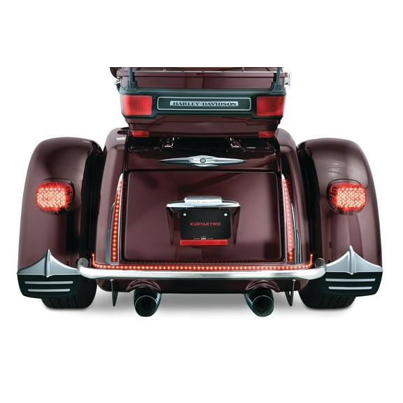 Kuryakyn 6976 Motorcycle Lighting Accessory: Rear Light Bars for 2009-19 Harley-Davidson Trike Motorcycles, Chrome, 1 Pair