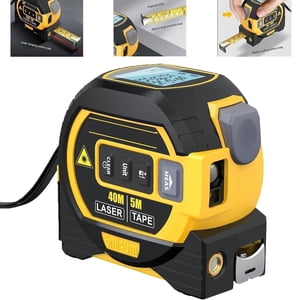 Digital Tape Measure, Accurate Yellow Self Lock Tape  Tape Measuring  For Home