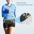 thumbnail image 4 of Running Belt, Oxford Cloth Quick Drying Waist Pack Bag Length Adjustable  for Cycling Blue,,Black, 4 of 8