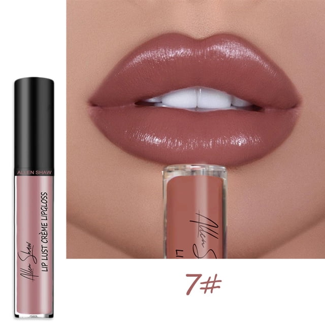 FcBaudy Rouge à Lèvres pour Femmes, Teinture à Lèvres, Gloss à Lèvres Texture Crème, Glaçage à Lèvres Multicolore, Gloss à Lèvres Crème, Rouge à Lèvres, Gloss à Lèvres