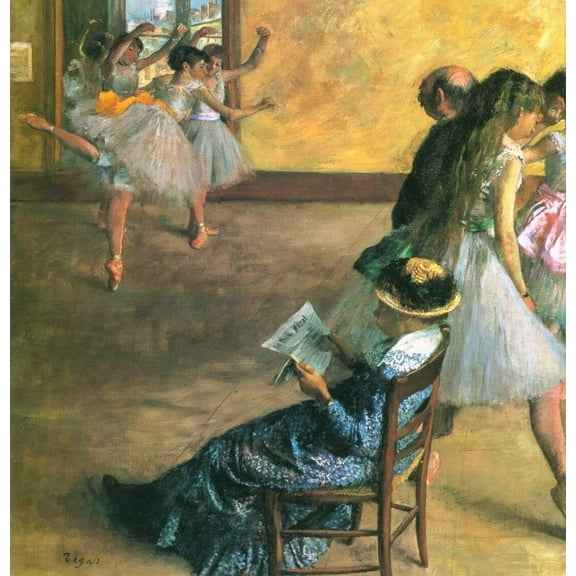 The Ballet Class-Degas - CANVAS OR FINE PRINT WALL ART