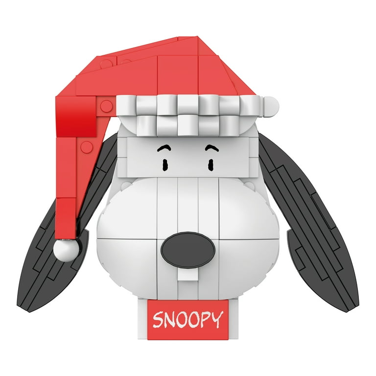 Brickcraft Peanuts Snoopy Decoration Kit, 145-Pc Holiday Display