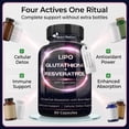 thumbnail image 5 of Liposomal Glutathione 500mg with Resveratrol, Quercetin & Bromelain – Advanced Antioxidant & Immune Support Supplement, Cellular Detox & Absorption Support – 180 Capsules, 5 of 7